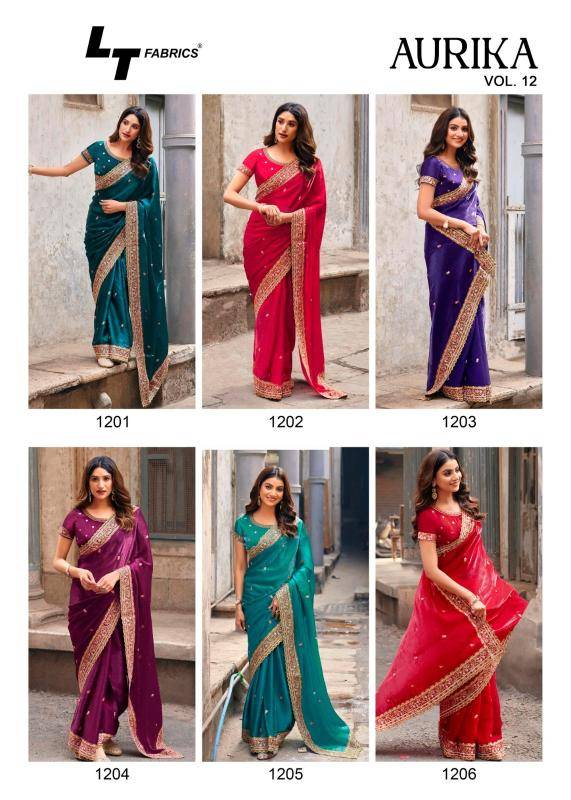 Lt fashion aurika vol 12 Designer sarees wholesale